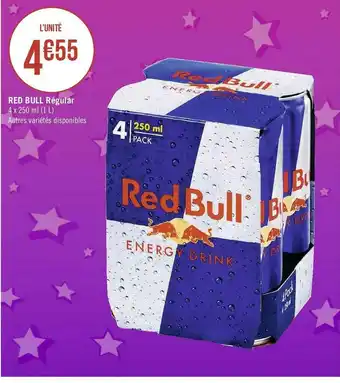 Géant Casino Red bull red bull régular offre
