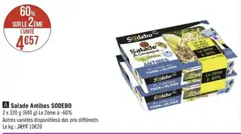 Géant Casino Sodebo salade antibes offre