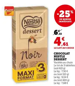 NESTLE CHOCOLAT DESSERT