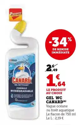 U Express CANARD GEL WC offre