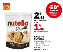 U Express NUTELLA BISCUITS offre