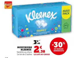KLEENEX MOUCHOIRS