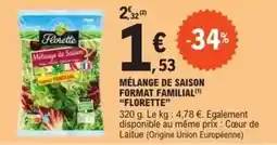 E.Leclerc Express Florette - mélange de saison format familial offre