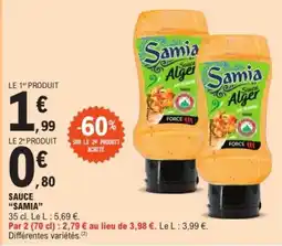 E.Leclerc SAUCE "SAMIA” offre