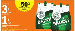 E.Leclerc EAU MINÉRALE NATURELLE GAZEUSE "BADOIT" offre
