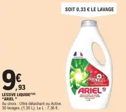 E.Leclerc LESSIVE LIQUIDE (7)(8) "ARIEL " offre
