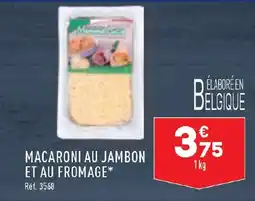 ALDI MACARONI AU JAMBON ET AU FROMAGE* offre