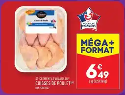 ALDI ST-CLÉMENT LE VOLAILLERⓇ CUISSES DE POULET(A) offre