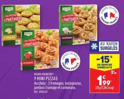 9 MINI PIZZAS
