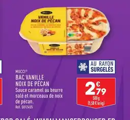 ALDI BAC VANILLE NOIX DE PÉCAN offre