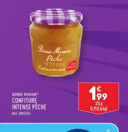 ALDI BONNE MAMANⓇ CONFITURE INTENSE PÊCHE offre