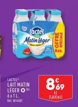 ALDI LACTEL® LAIT MATIN LÉGER offre
