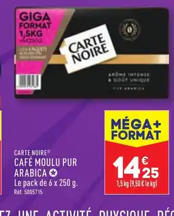 ALDI CAFÉ MOULU PUR ARABICA offre
