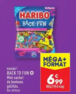 ALDI HARIBO BACK TO FUN offre
