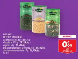 ALDI HERBES EN BOCAL offre