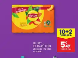 ALDI LIPTON® ICE TEA PÊCHE offre