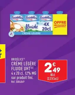 ALDI CRÈME LÉGÈRE FLUIDE UHT offre