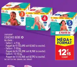 ALDI COUCHES BÉBÉ offre