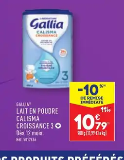 ALDI LAIT EN POUDRE CALISMA offre