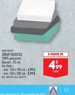 ALDI NOVITESSEⓇ DRAP HOUSSE offre