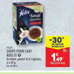 ALDI SOUPE POUR CHAT ADULTE offre
