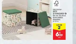 ALDI BOÎTE DE RANGEMENT offre