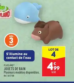 ALDI JOUETS DE BAIN offre