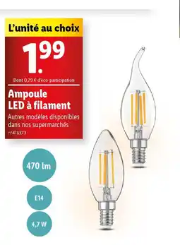 Ampoule LED à filament