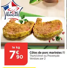 Bi1 Côtes de porc marinées offre