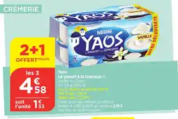 Bi1 Yaos Le yaourt à la Grecque offre
