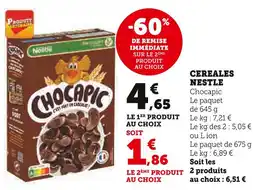 Super U NESTLE CEREALES offre