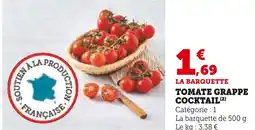 Super U TOMATE GRAPPE COCKTAIL offre