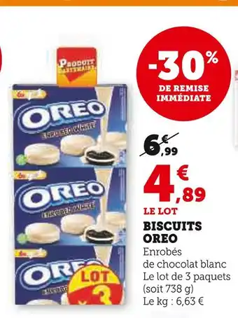 Super U OREO BISCUITS offre