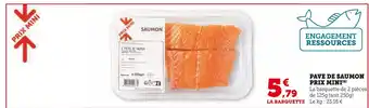 Super U PRIX MINI PAVE DE SAUMON offre