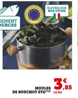 Super U MOULES DE BOUCHOT STG offre