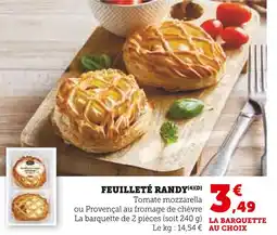 U Express RANDY FEUILLETÉ offre