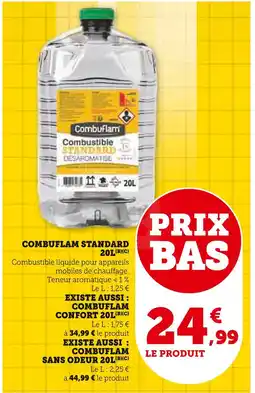 Super U COMBUFLAM COMBUFLAM STANDARD 20L(B)(C) offre