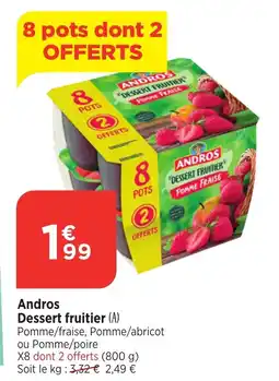 Bi1 Andros Dessert Fruitier offre
