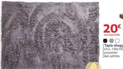 Gifi Tapis shaggy offre