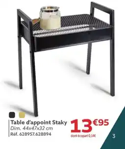 Gifi Table d'appoint Staky offre