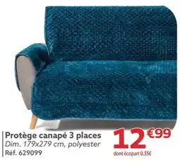 Gifi Protège canapé 3 places offre