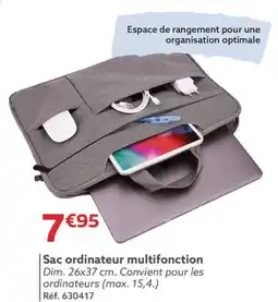 Sac ordinateur multifonction