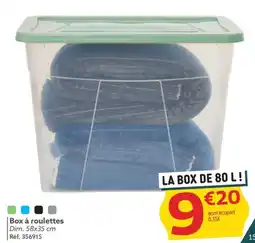 Gifi Box à roulettes Dim. 58x35 cm offre