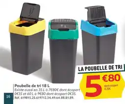 Gifi Poubelle de tri offre