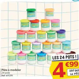 Gifi Pâte à modeler 24 pots offre