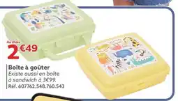 Boîte à goûter