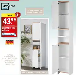 Lidl Colonne de salle de bains offre