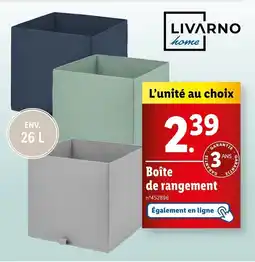 Lidl Boîte de rangement offre