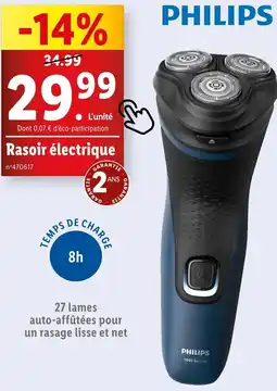 Lidl Rasoir électrique offre