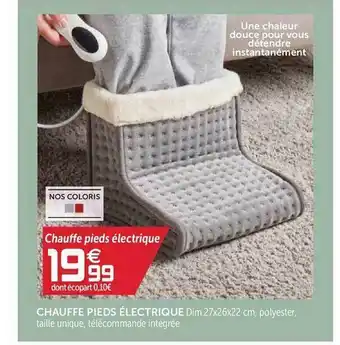 Gifi Chauffe Pieds électrique offre